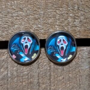 💟 Ghostface Stud Earrings